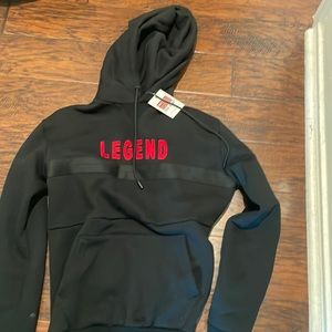 Medium black marathon clothing hoodie